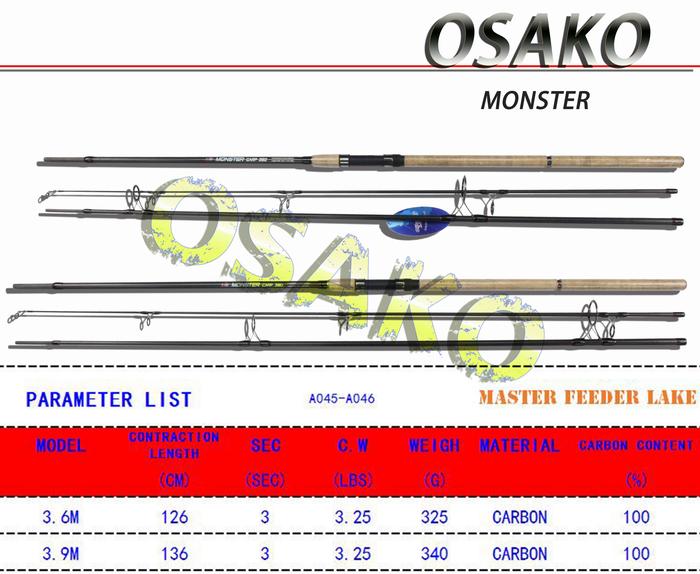 MONSTER CARP Rods By OSAKO
