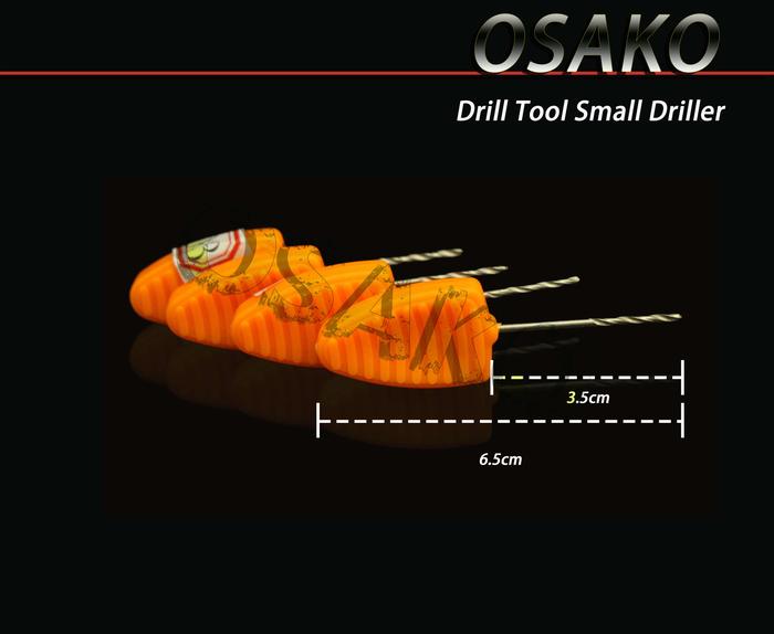 Drill Tool Small Driller with Plasitc Handle Orange Color